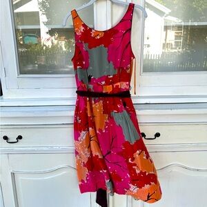 Patterned A-Line Dress
